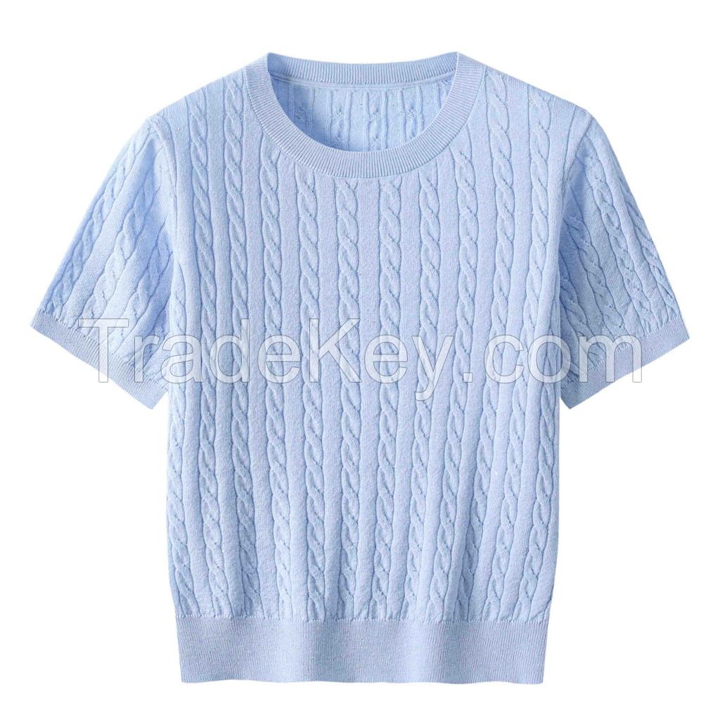 2026 Lady's Woollen Sweater Skin-friendly and comfortable