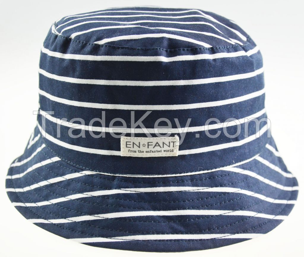 2025 Checkered casual bucket hat with ties BSCI RWS