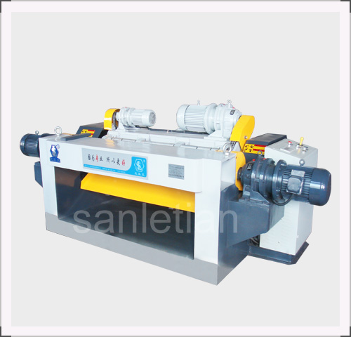 veneer peeling and cutting machine