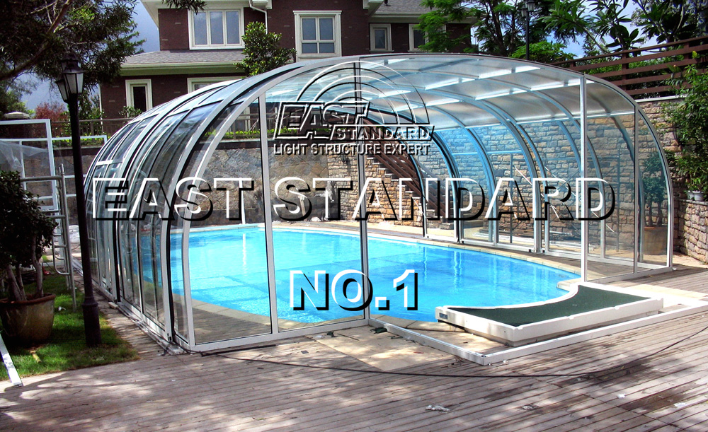 telescopic pool enclosure