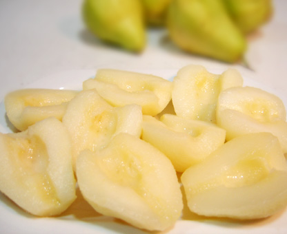 canned pear in light syrup