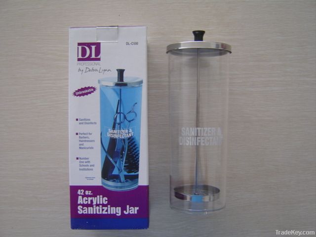 sanitizing jar disinfection jar acrylic jar arcylic jar