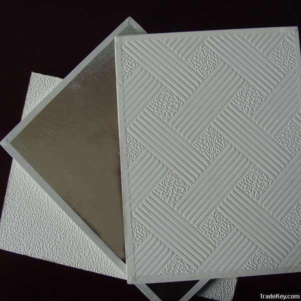 pvc laminated gypsum ceiling tile