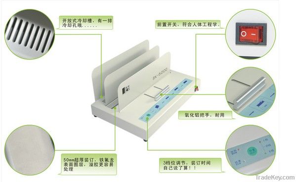 electric finicial office themal binder