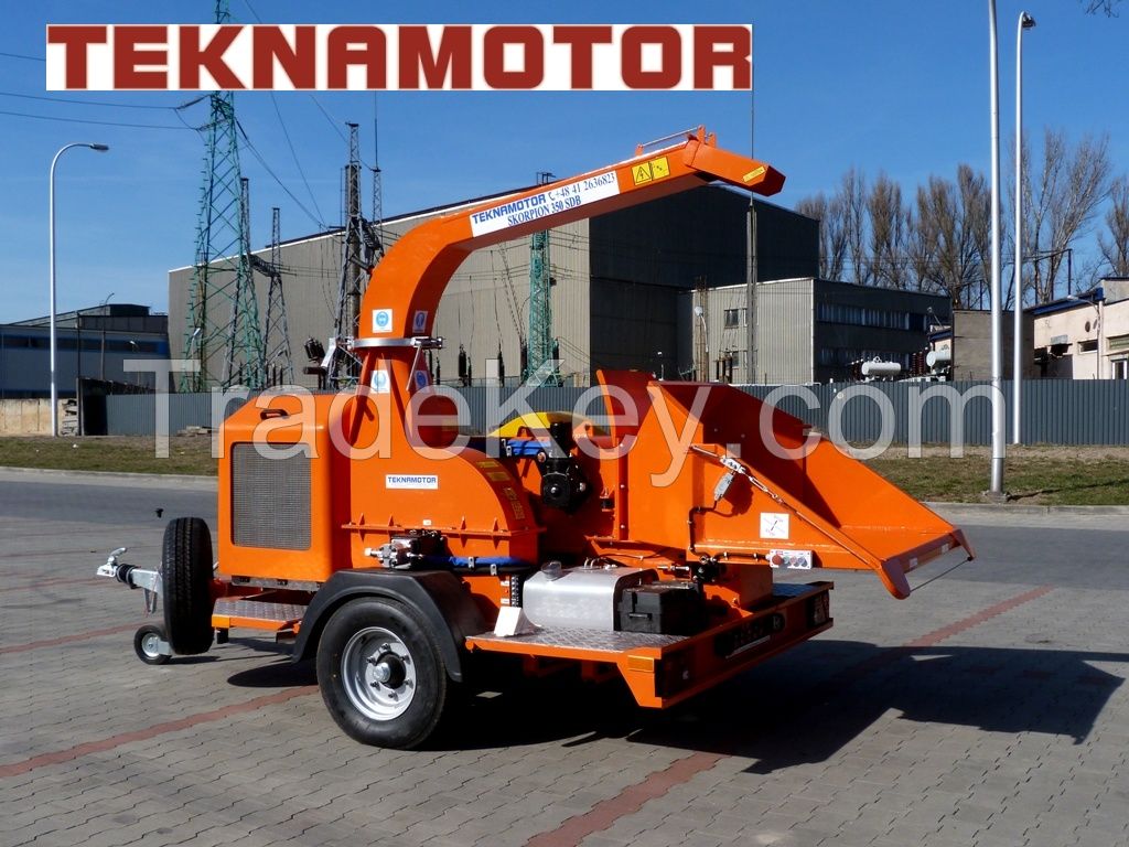 Wood chipper Skorpion 350 SDB - Tekanmotor