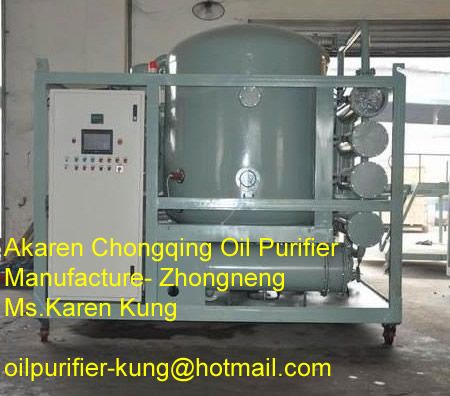 Used Vacuum Transformer oil purifier machine/Insulation Oil Filtration