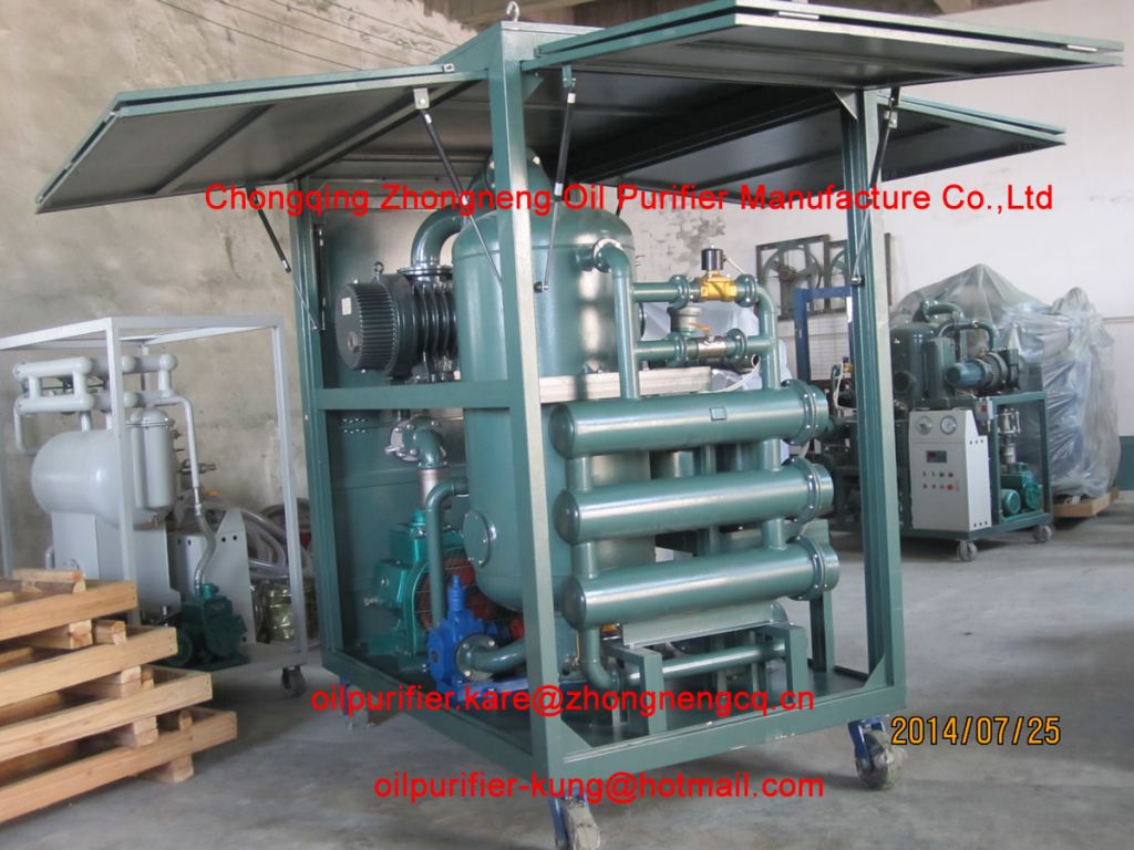 Power Service Mobile Insulation Oil Purification machine with Single-Axle