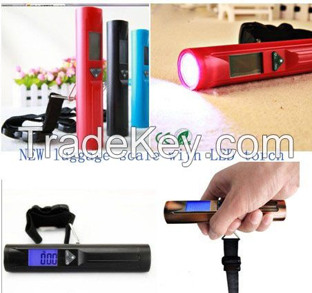 50KG/110lb Digital  Luggage Scale  with LED flashlight