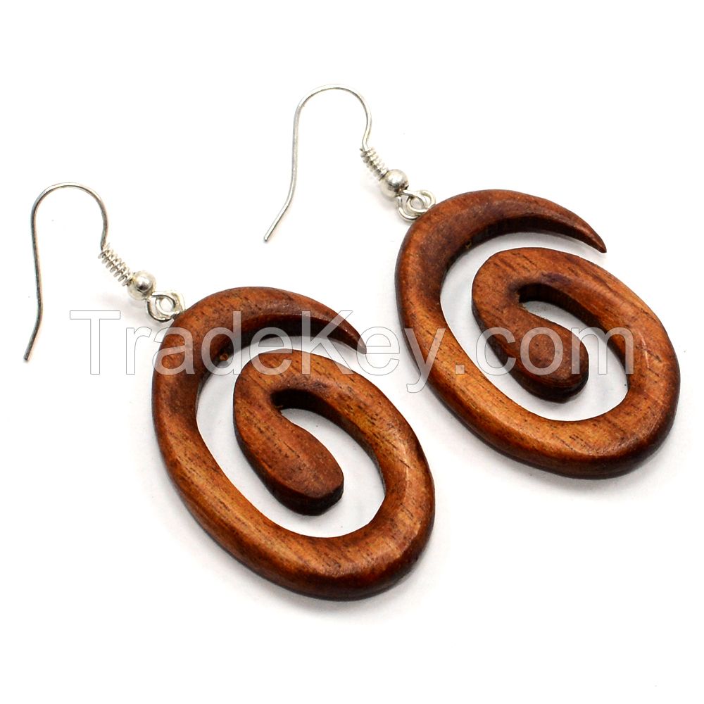 Wooden Earring PG-105562