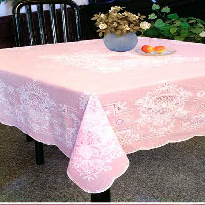 PVC Tablecloth and Doily