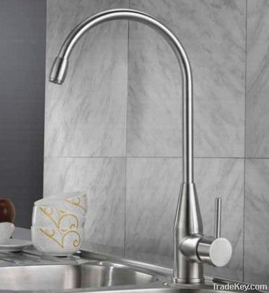 stainless steel kitchen faucet