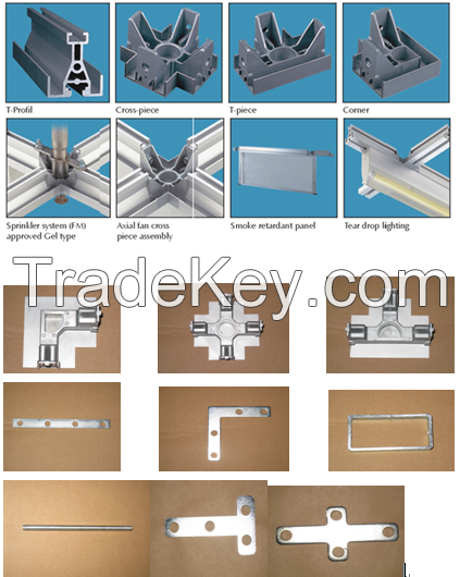 cleanroom T-grid