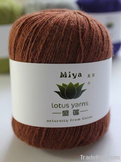 Dyed Handknitting Yarn-70%mink/ 20%merino/10%silk