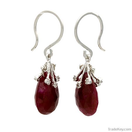 natural stone earring