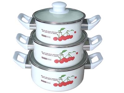 enamelware casserole