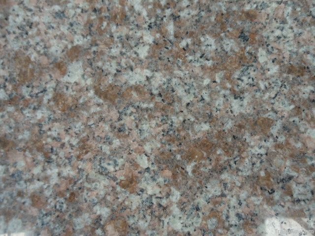 peach red granite