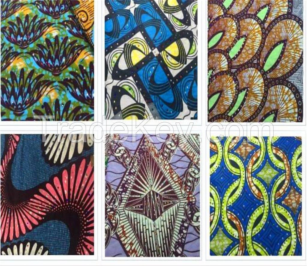 100% cotton fabric/african imitation wax print fabric