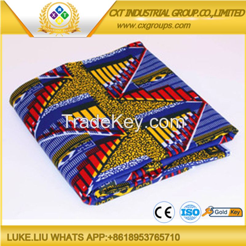 high quality wax print dress designs african fabric  Sanhe Quality Wax