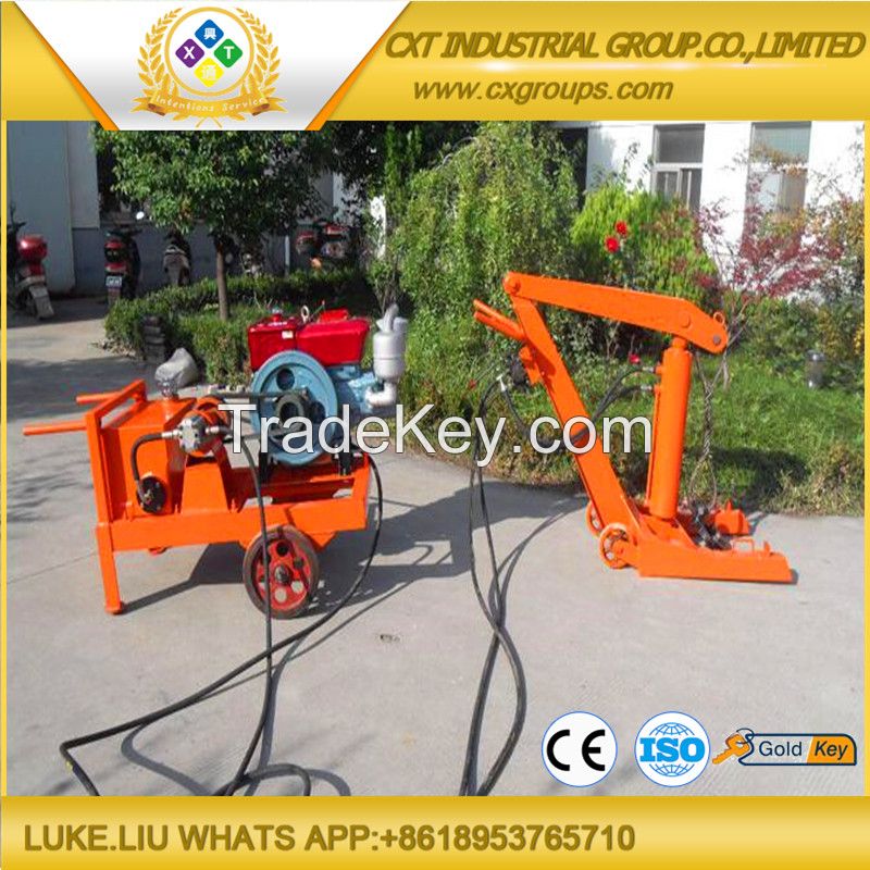 Highway steel Guardrail Post hydraulic Hammer Pile Driver