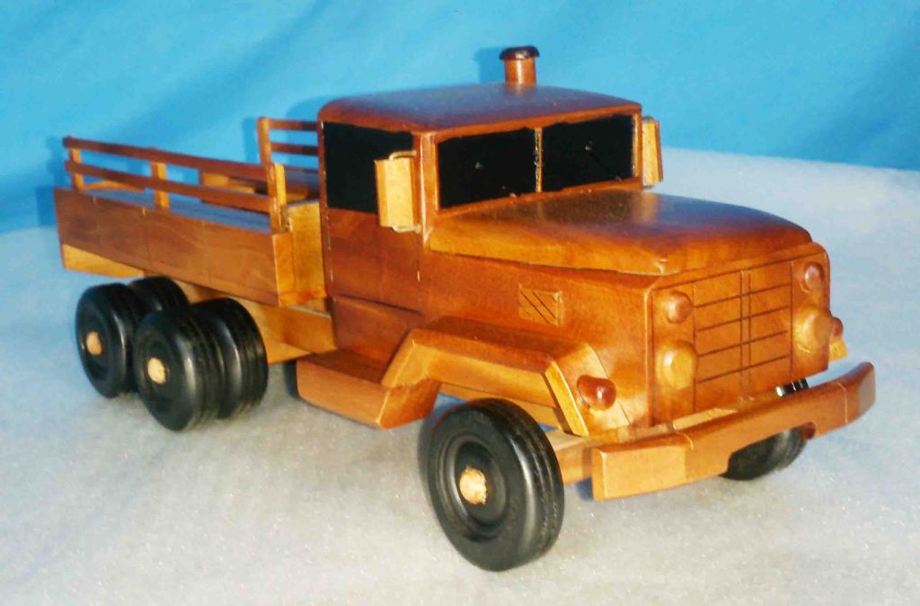 Wooden car of models - Truck