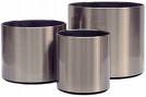 Stainless Steel Cylindrical Flower Pot