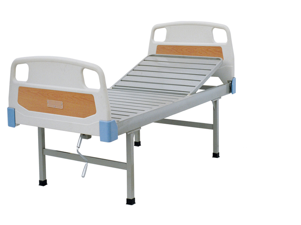 Manual single-crank 2-folded Bed