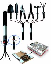 COMPOUND-ACTION GARDEN TOOL SET