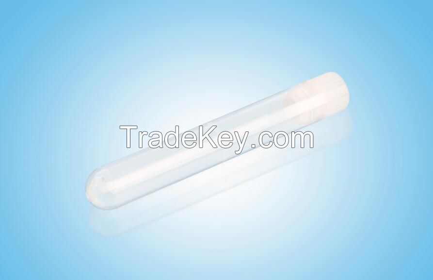 High quality round bottom 12ml Test Tube With Rubber