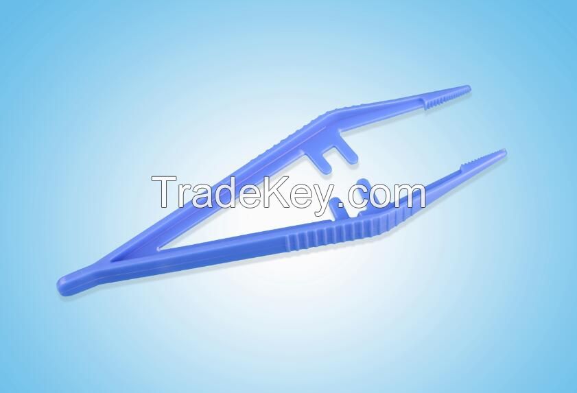 Disposable medical plastic tweezers,surgical forceps