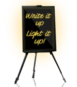 Flash Adboard re-write Flash LED chalk board