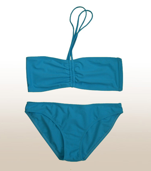 panelled swimwear