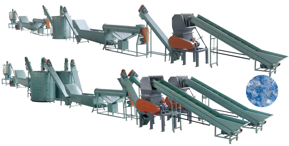 PET Bottle Washing Recycling Line/Waste Plastic Recycling