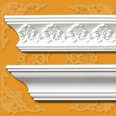 PU cornices of various desings