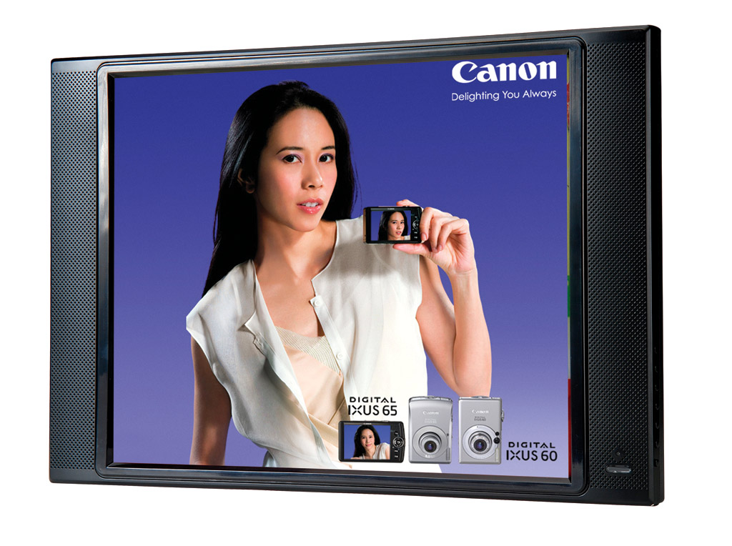 15" LCD advertising player