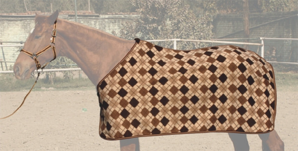 Printed Polar Fleece Rug