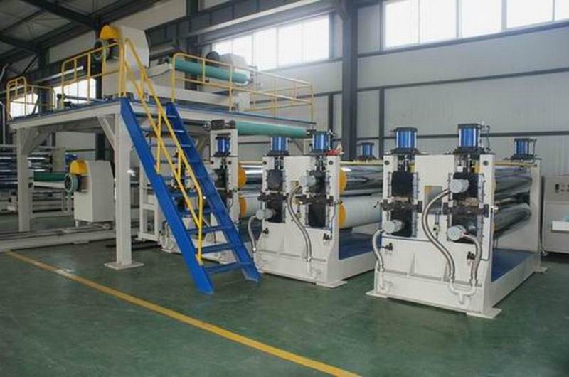 Aluminum plastic composite panel production line