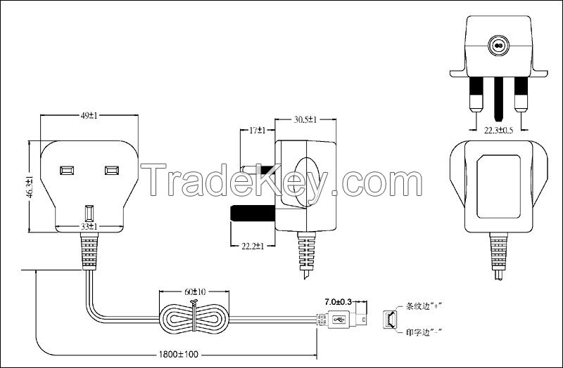 England power adapter,UK plug