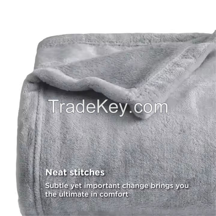 Ultra Soft Cozy Warm Throw Blanket Classic Fleece Blanket For All Season