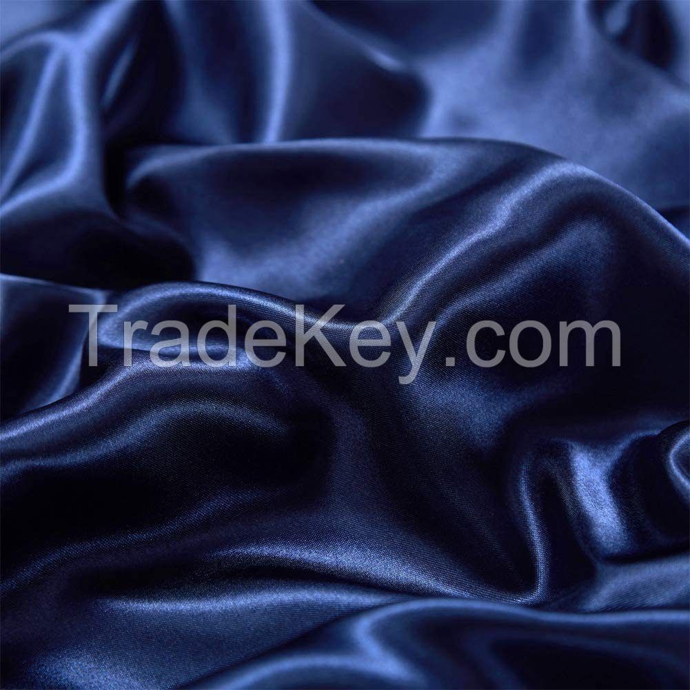 soft smooth solid satin pillow case