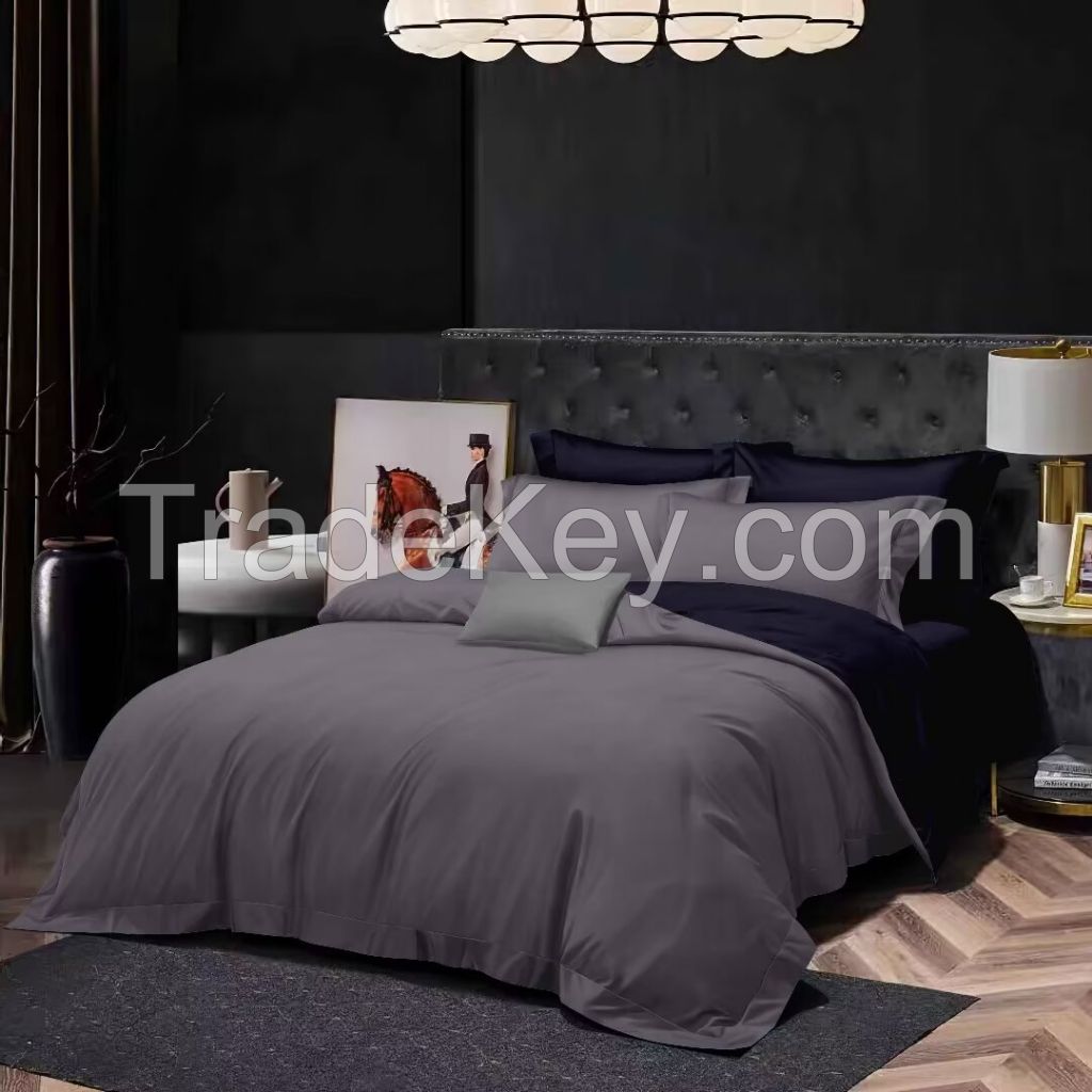 100% polyester double-sided different color bedding set bed set