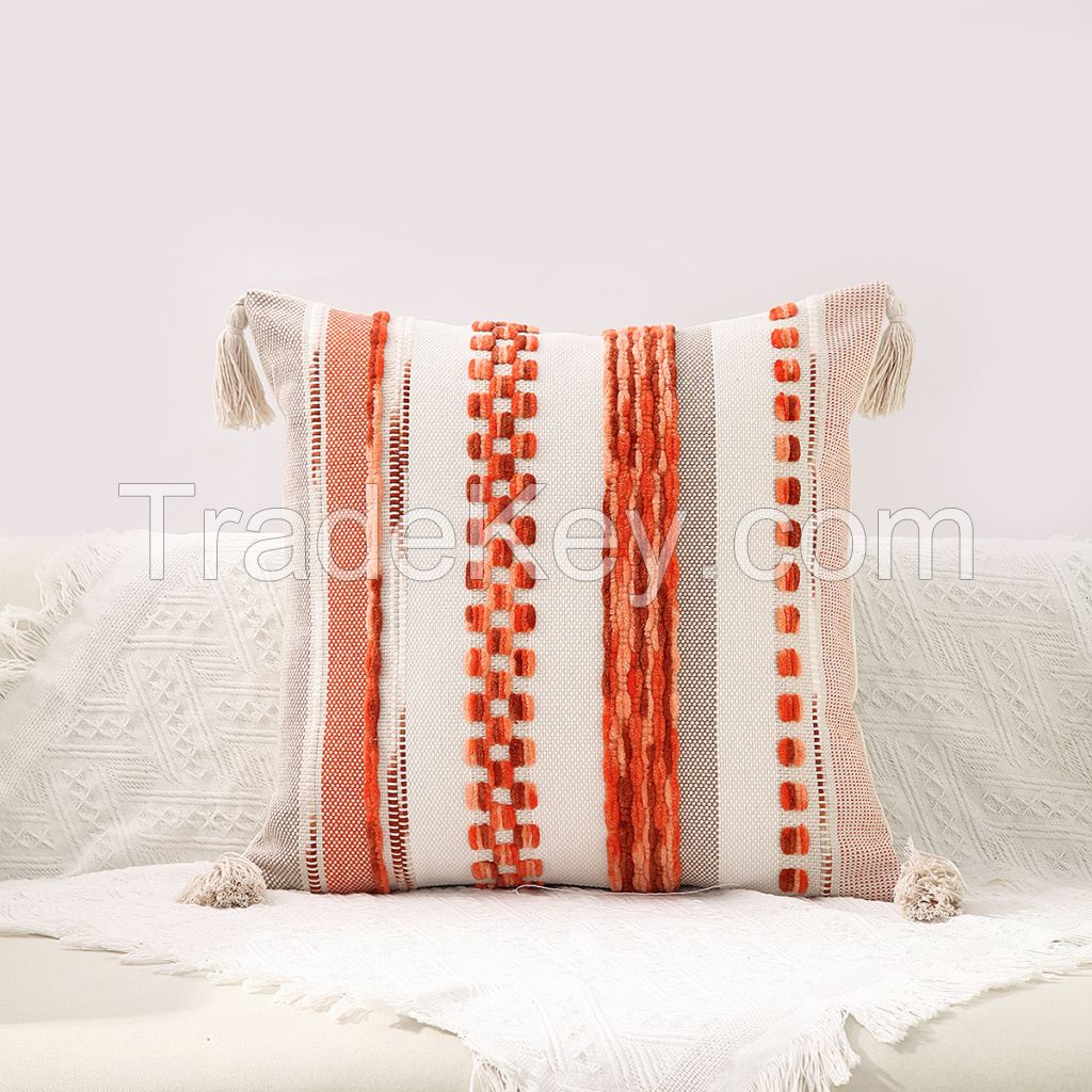 Hot Sale New Arrival Boho Style Chenille Cushion Cover For Sofa Couch Home