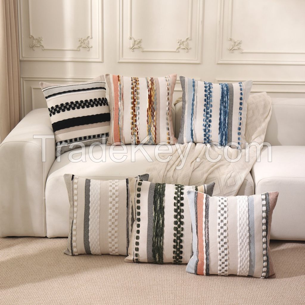 Hot Sale New Arrival Boho Style Chenille Cushion Cover For Sofa Couch Home