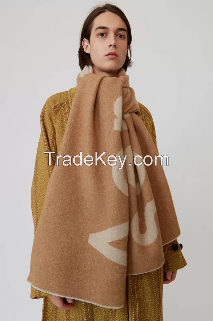 Hot sale 100% Acrylic knitted wool nap cover blanket knitted scarf