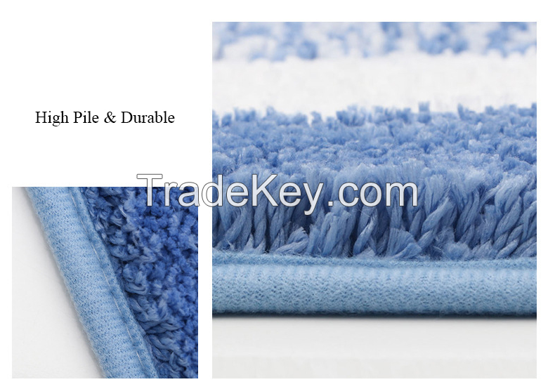 Professional Manufacturer Anti-slip Bath Rug Mat Water-absorbent Bathroom Carpet Shower Bathroom Rug