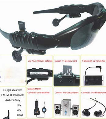 Sunglasse  MP3 BlueTooth