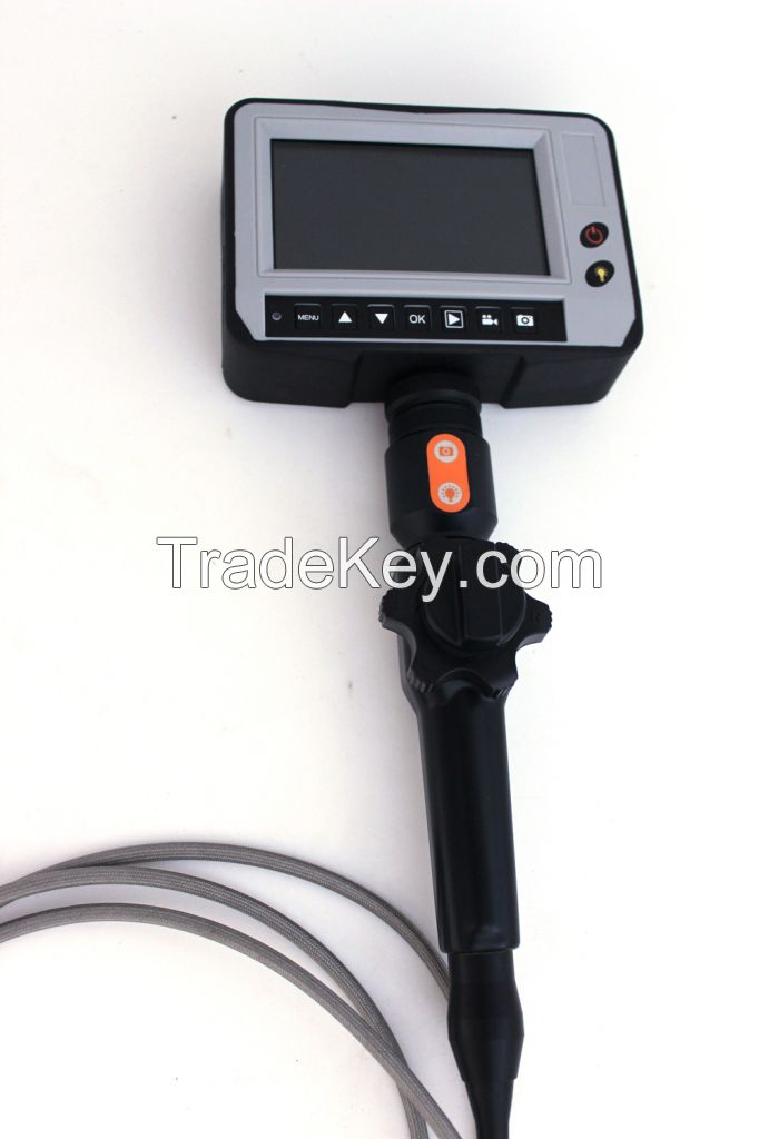 Car inspection tool detecting equiment 4.3"display 2ways bending industrial video borescope 