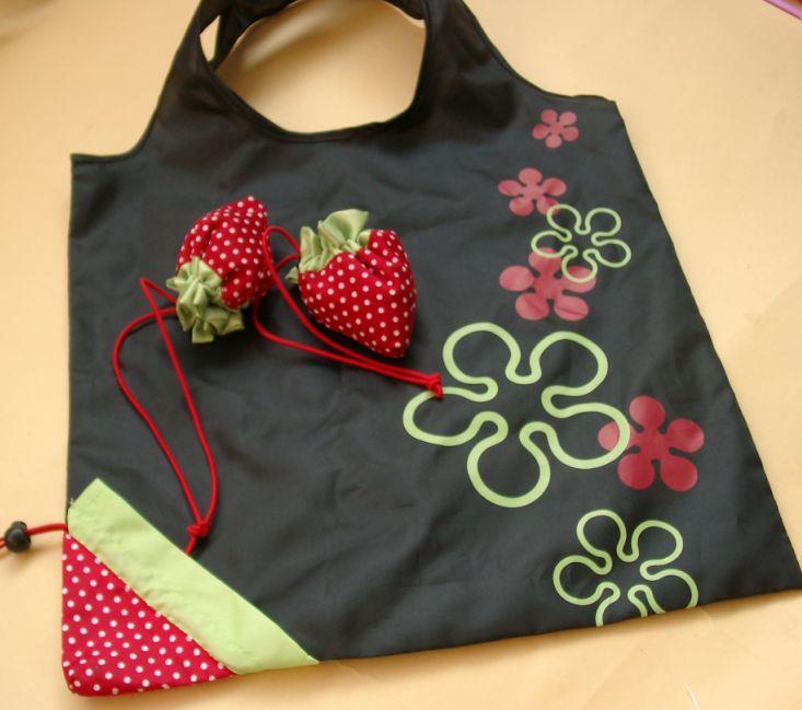 strawberry shopping bag