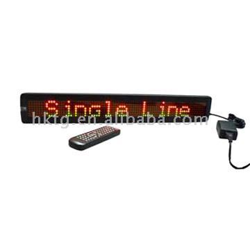 7*80pixel led moving sign