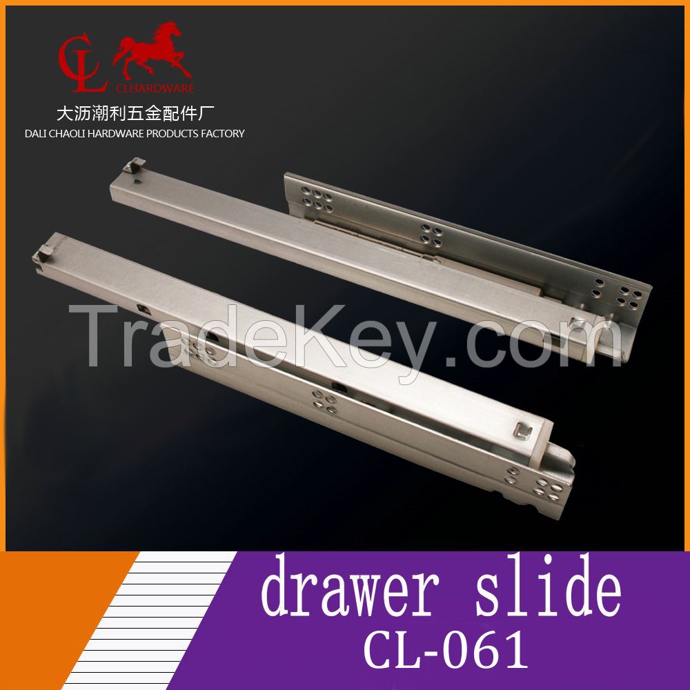 Undermount soft close drawer slide