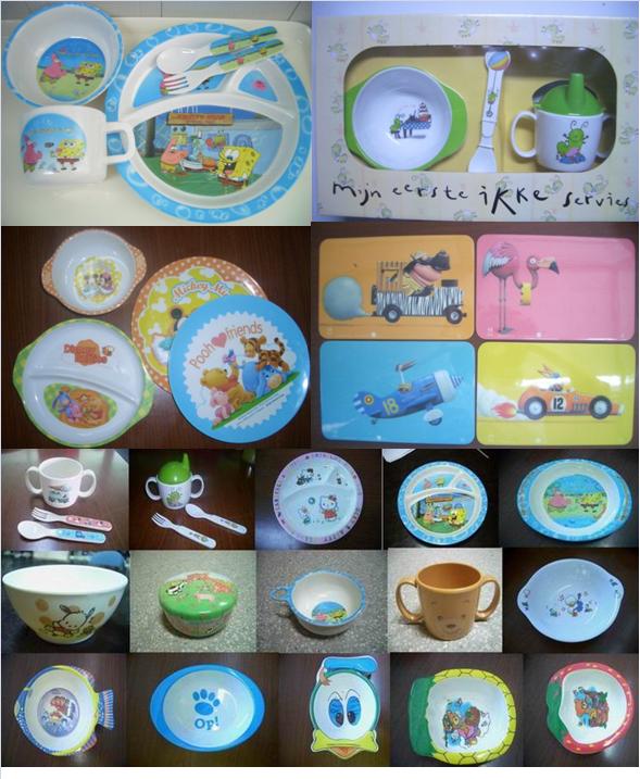 Supply all kinds of melamine kid dinnerware